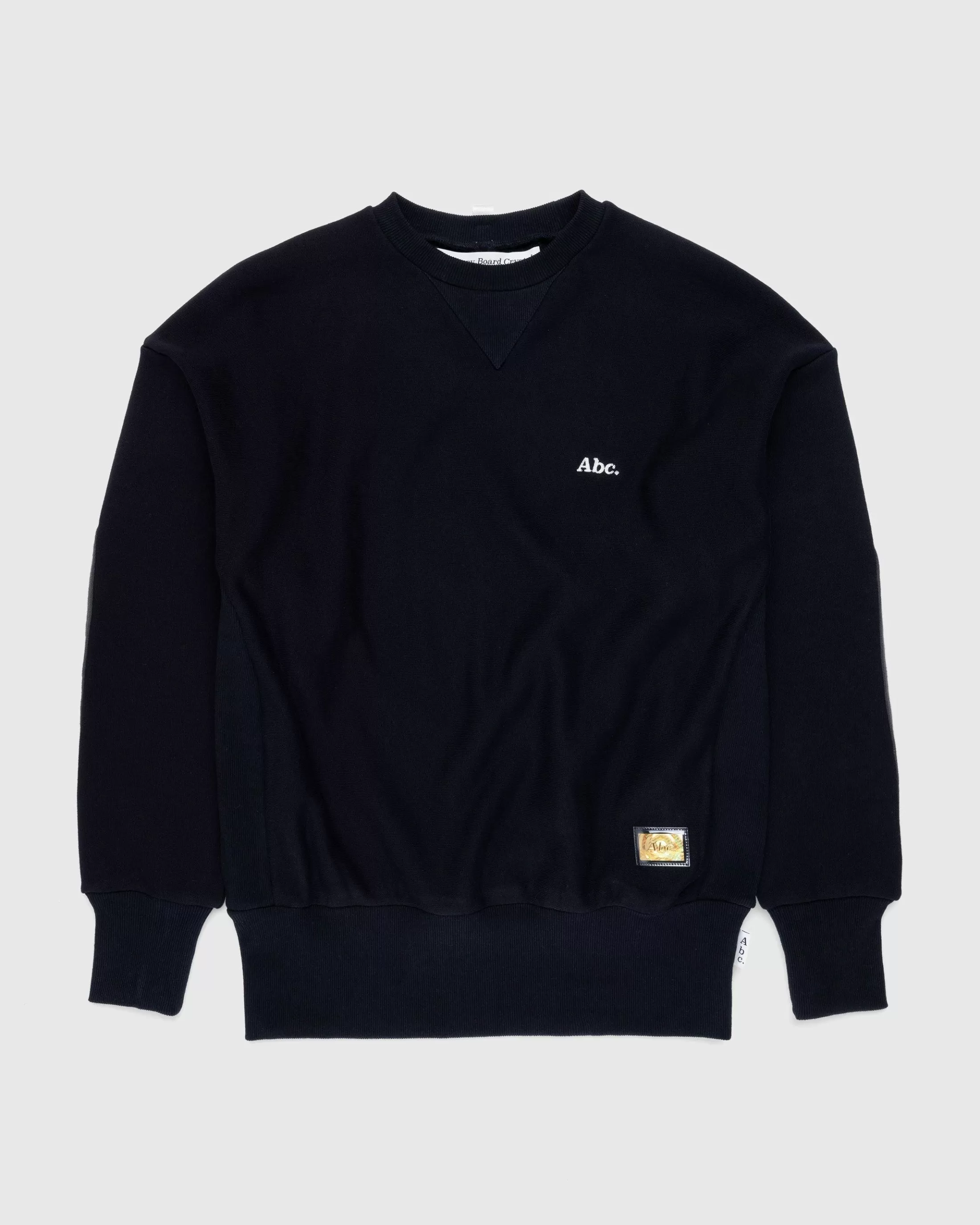 Cheap Abc. Tri-Tone Crewneck Sweatshirt black