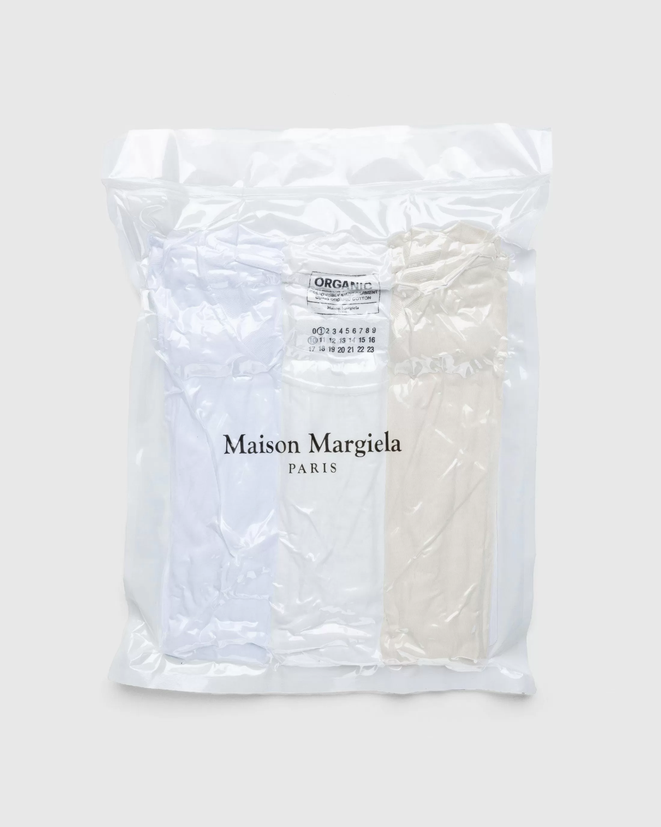 Flash Sale Maison Margiela T-Shirts Three Pack cream