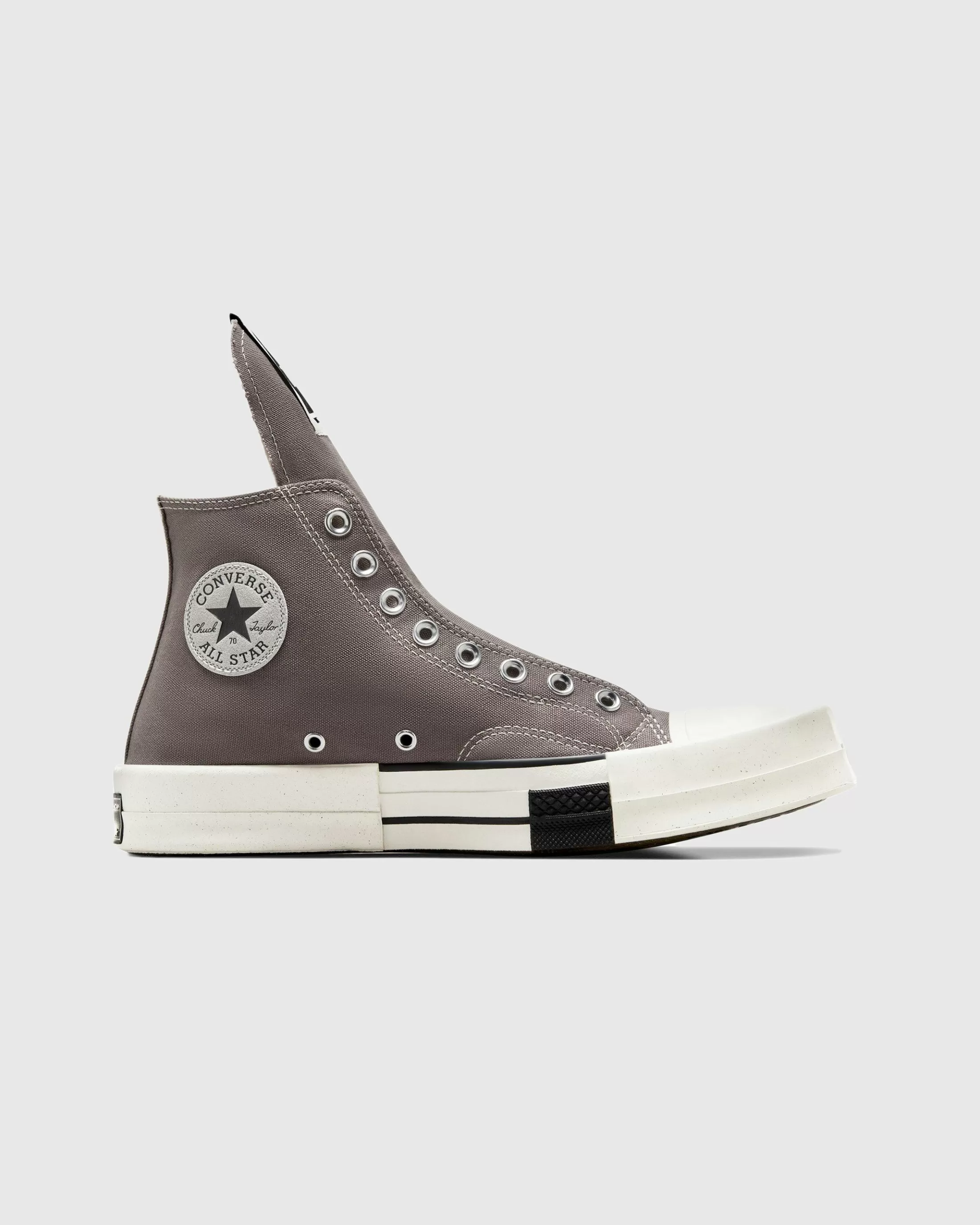 Fashion Converse TURBODRK Chuck 70 Laceless Hi Brown chocolate/white