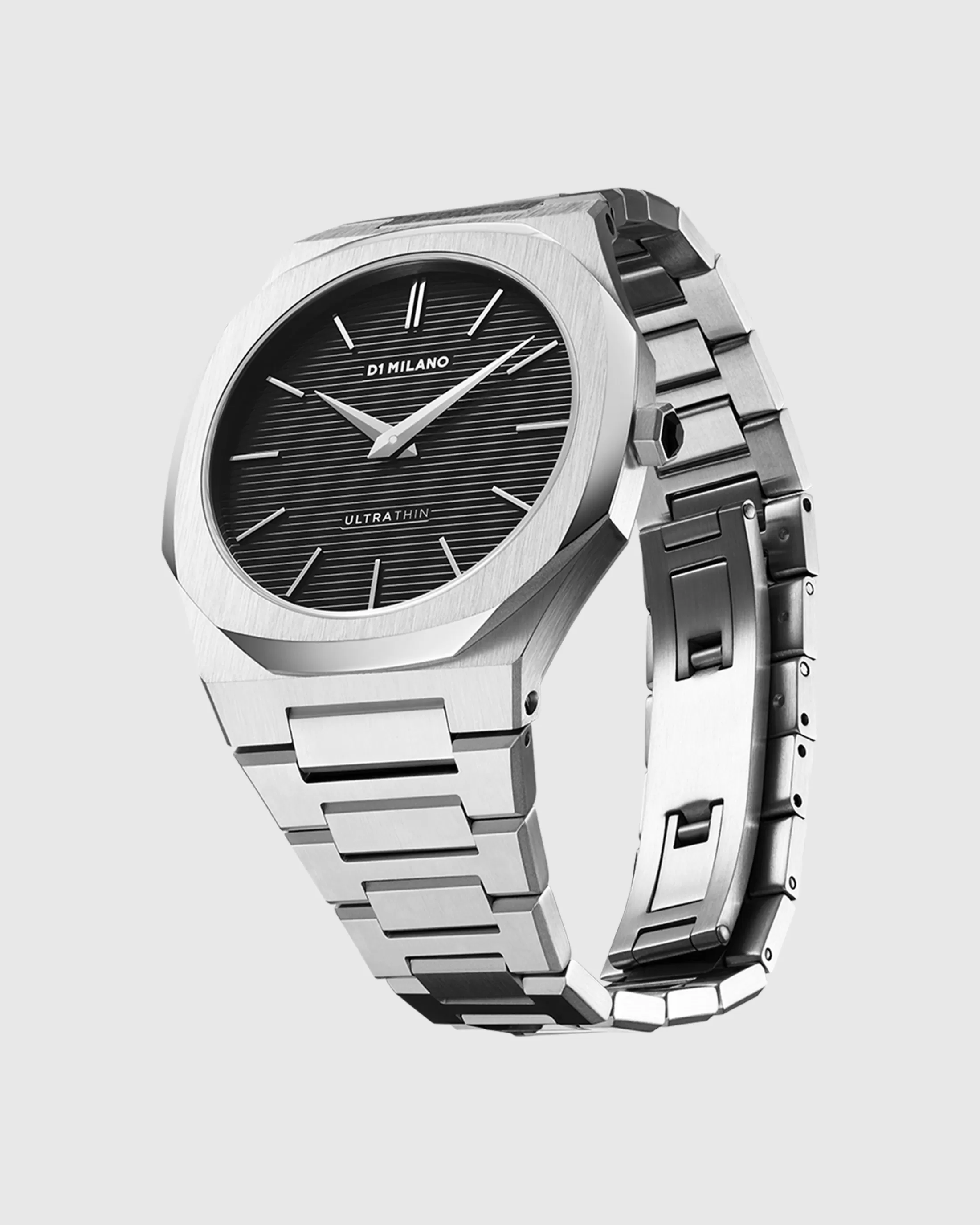 Online D1 Milano Ultra Thin Bracelet 40mm silver