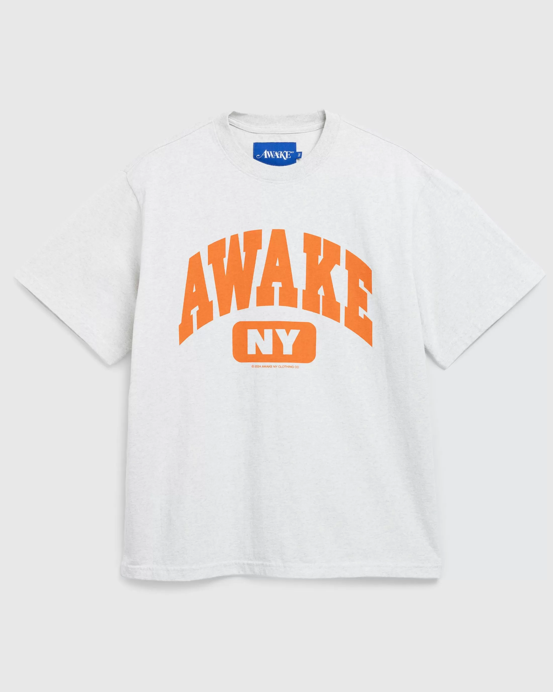 Cheap Awake NY Varsity Tee Charcoal Heather charcoalheather