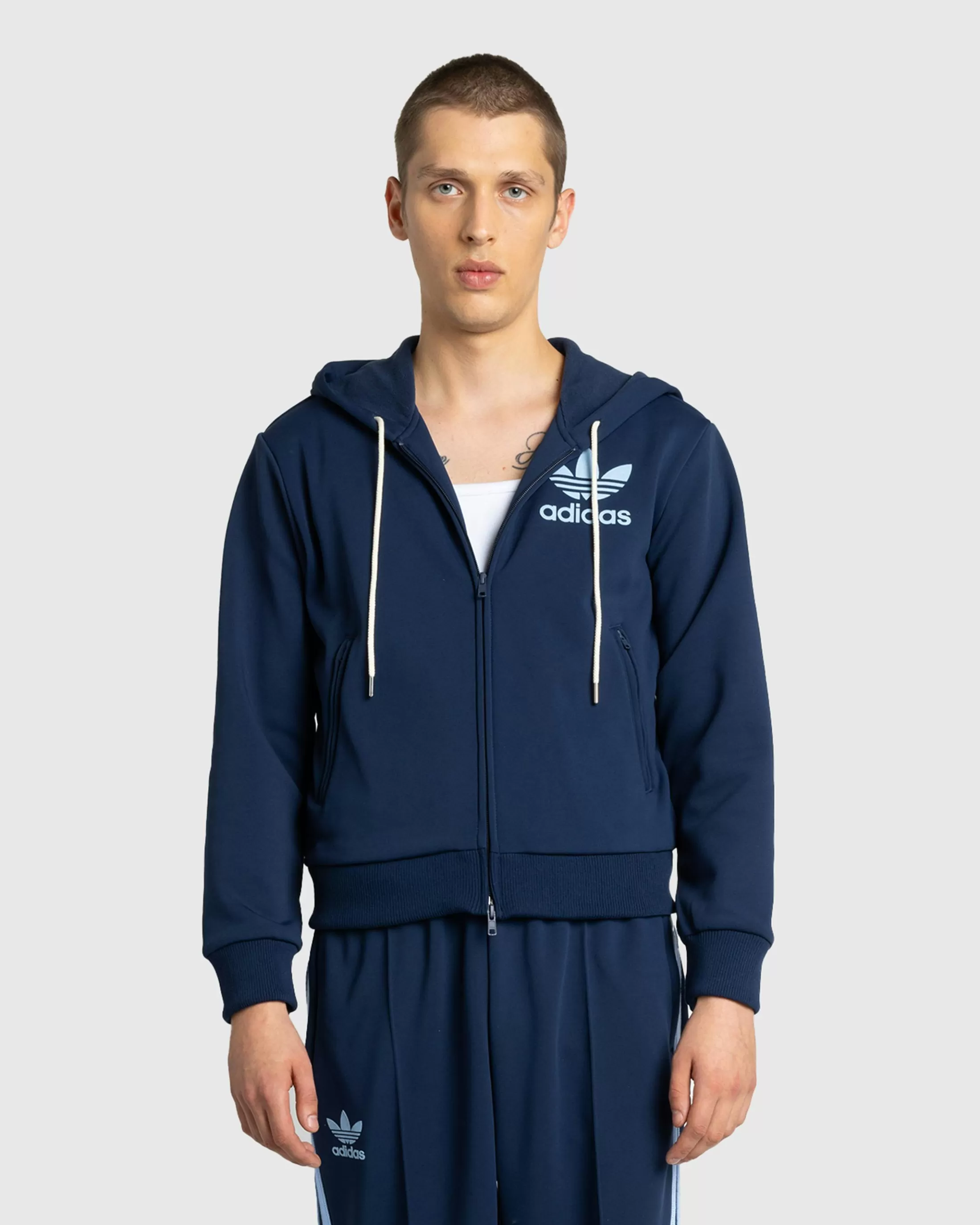 Cheap adidas Wales Bonner TRACK HOODIE conavy