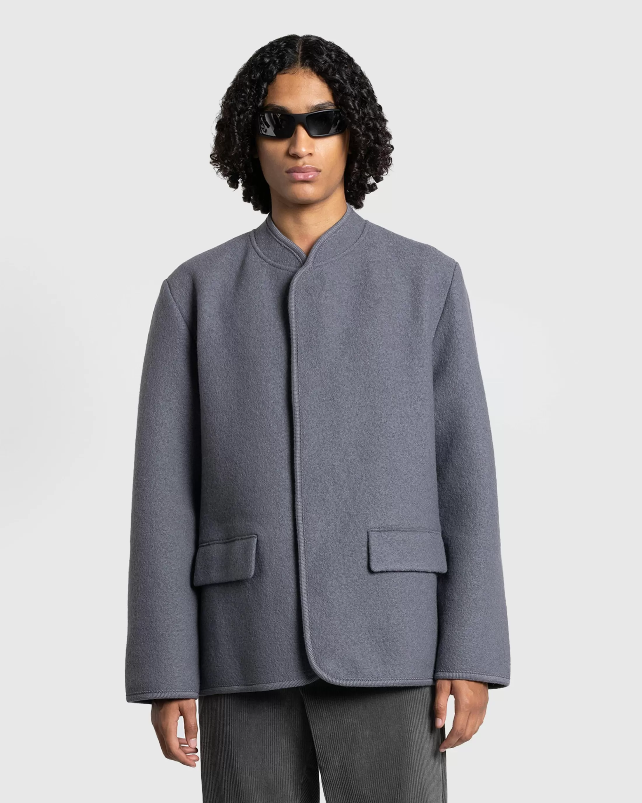 Sale Rier Walker Compact City Jacket Castlerock Felted grey