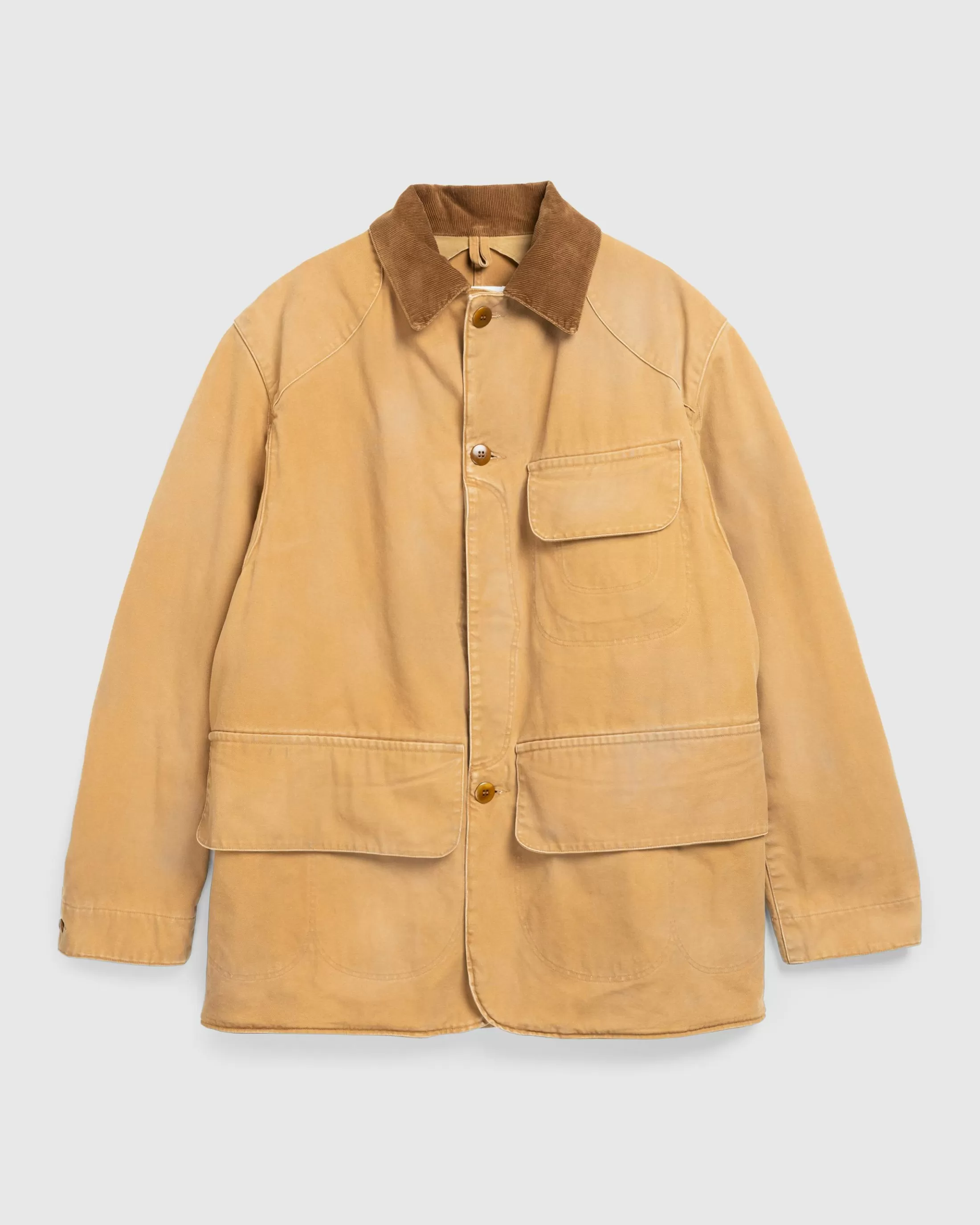 Hot Maison Margiela Waxed Cotton Jacket ochre