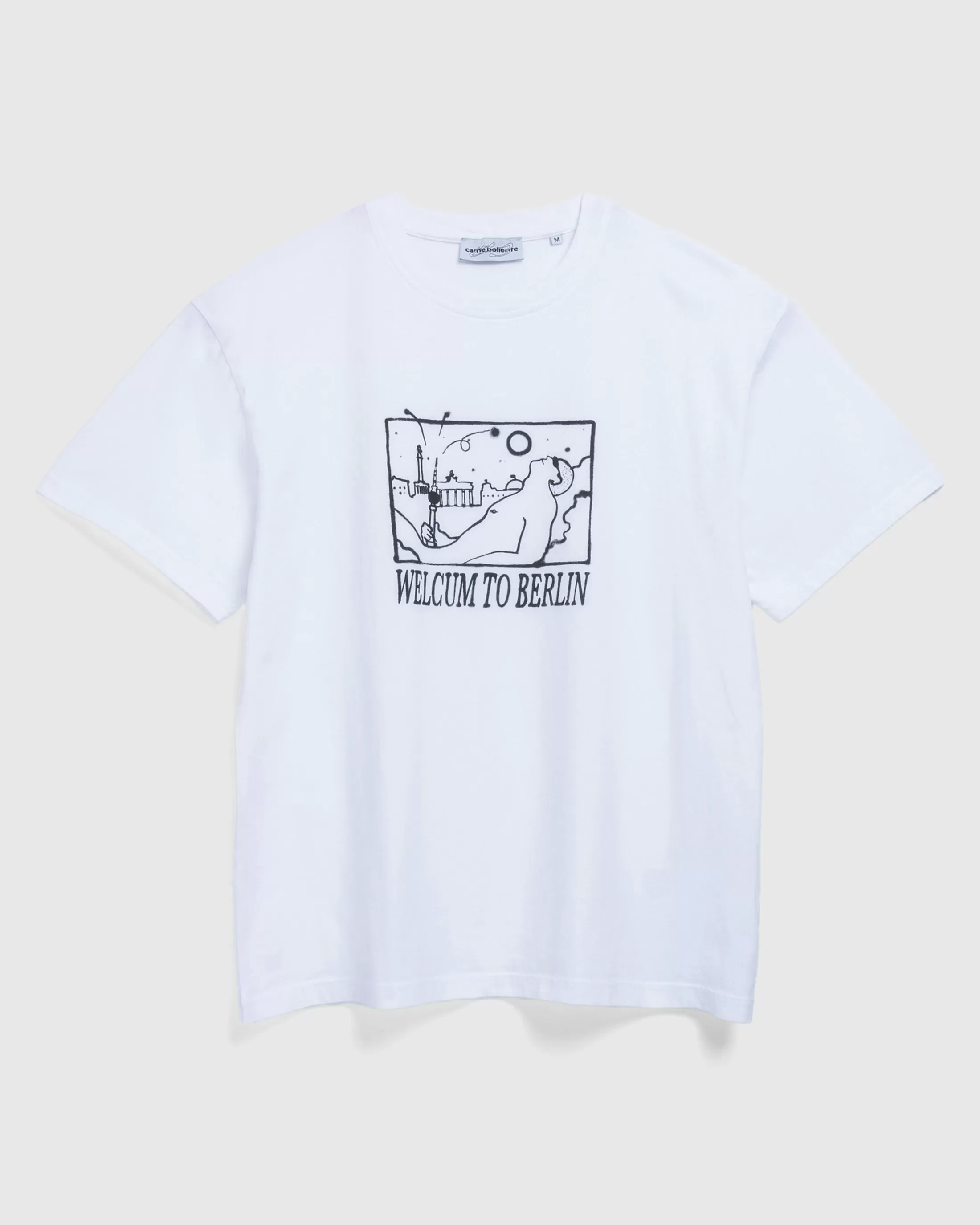 Cheap Carne Bollente Welcum to Berlin T-Shirt white