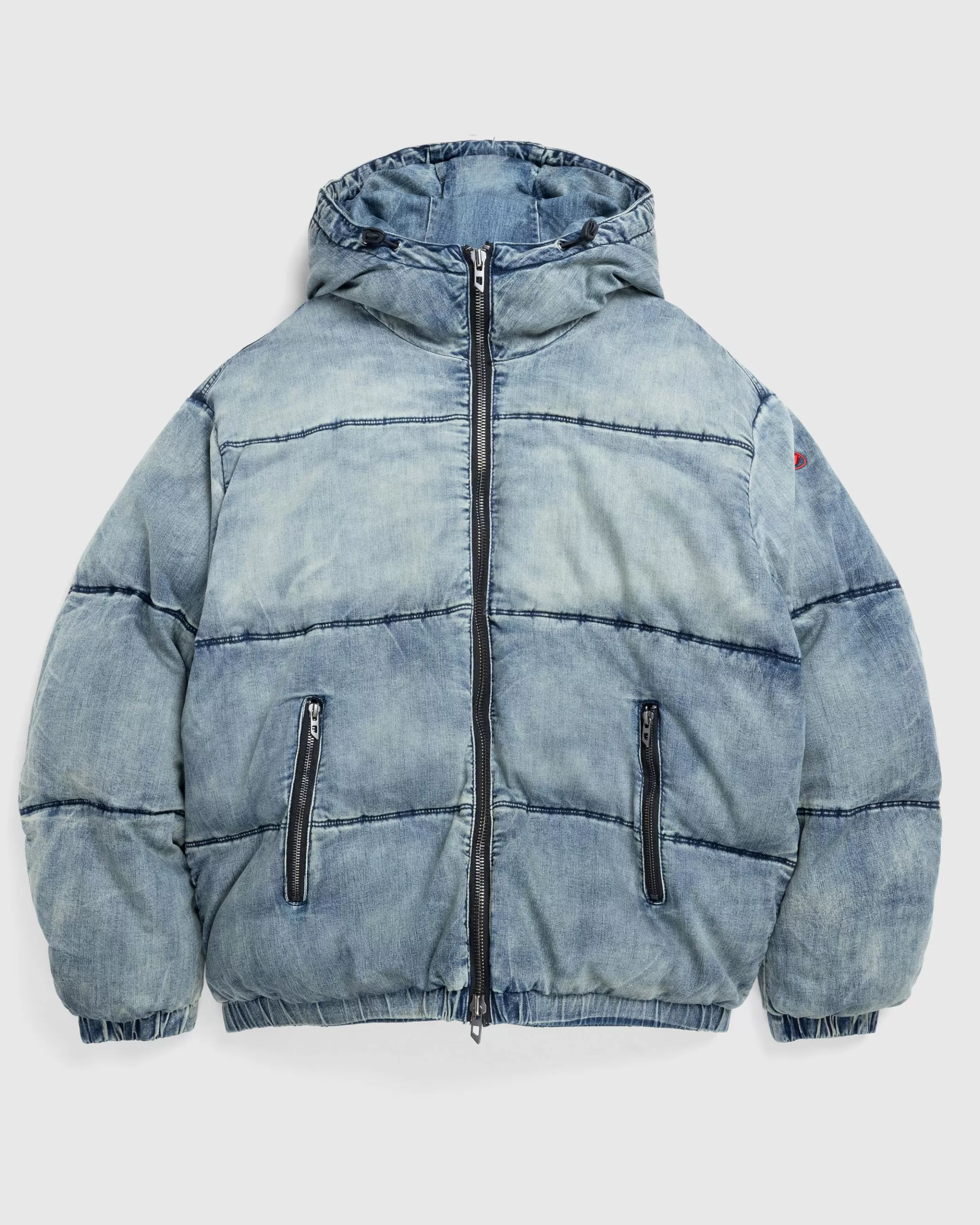 Shop Diesel W-Mons Jacket Denim blue