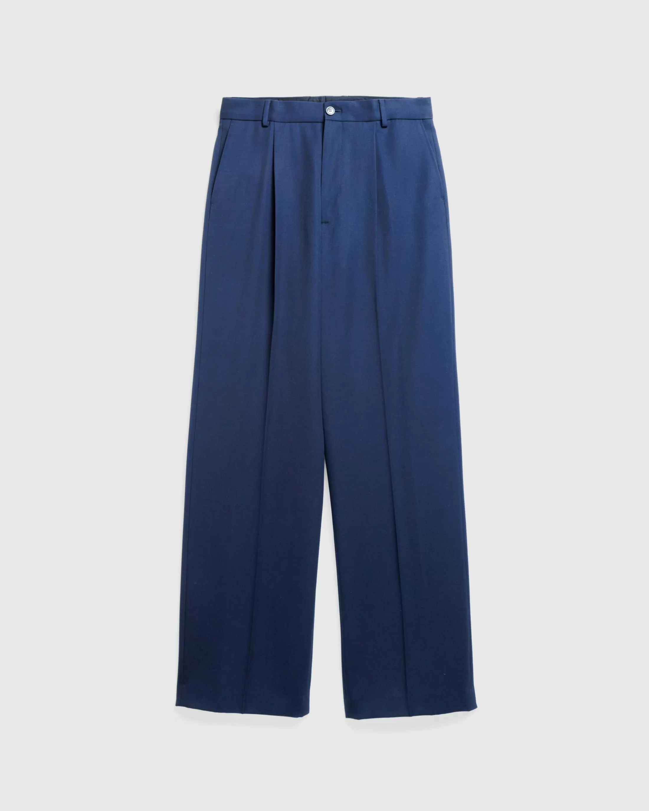 Flash Sale Dries van Noten Wool Flared Pants navy