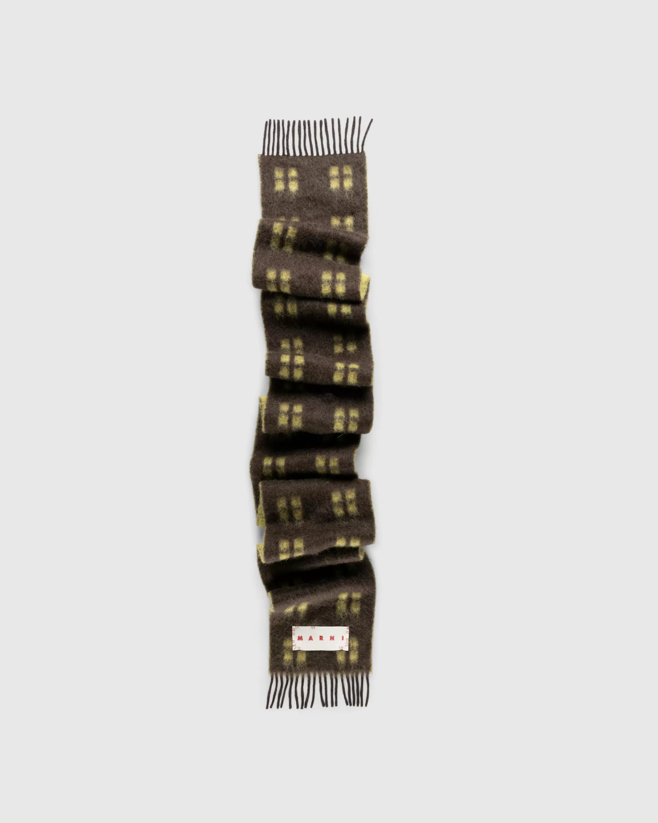 Hot Marni Wool Scarf coffee