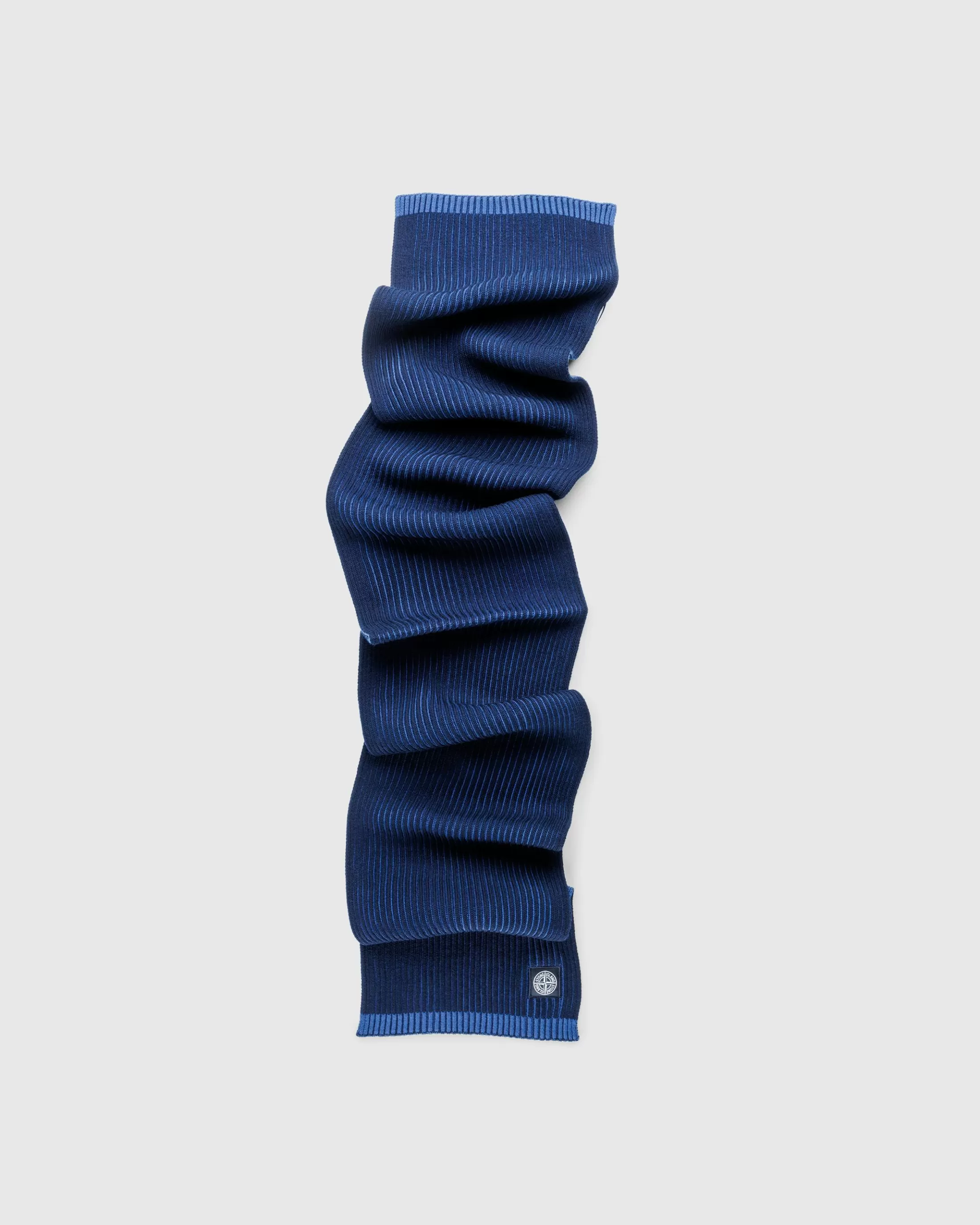 Flash Sale Stone Island Wool Scarf Navy Blue navyblue